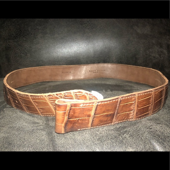 Ralph Lauren Alligator Belt - Picture 2 of 5